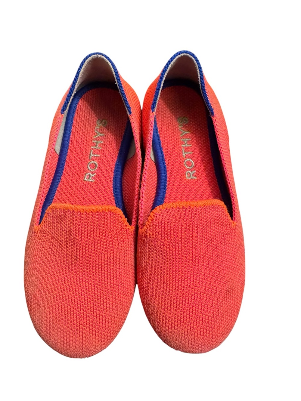 Rothy's Kids Slip-On Shoe in Coral/Hot Pink